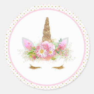 Unicorn Face Stickers