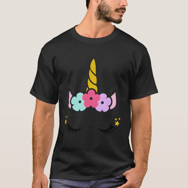 Unicorn Face T-Shirt (Front)