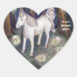 Unicorn & Fairies Forest Art Custom Decal Stickers