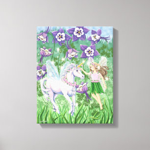 Unicorn Fairy Canvas Print