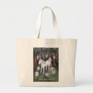 Unicorn Fairy Personalised Name Custom Tote Bag