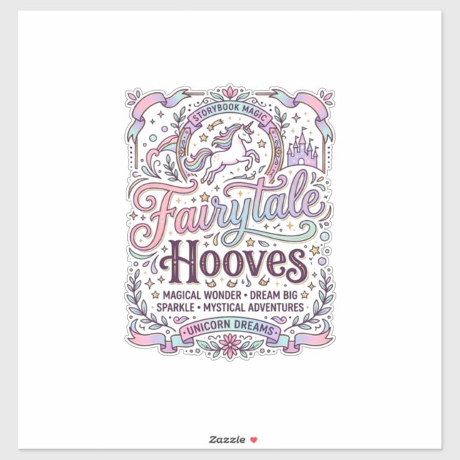 Unicorn Fairytale Hooves Original Merch Design_1 (Sheet)