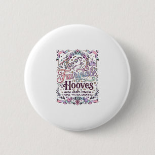 Unicorn Fairytale Hooves Original Merch Design_1 6 Cm Round Badge