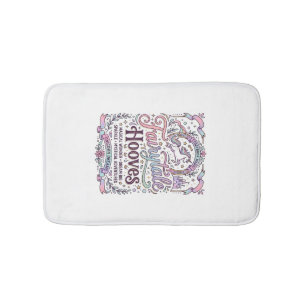 Unicorn Fairytale Hooves Original Merch Design_1 Bath Mat