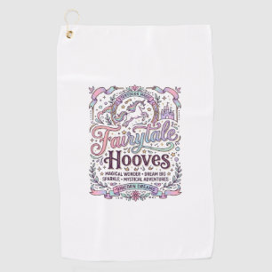 Unicorn Fairytale Hooves Original Merch Design_1 Golf Towel