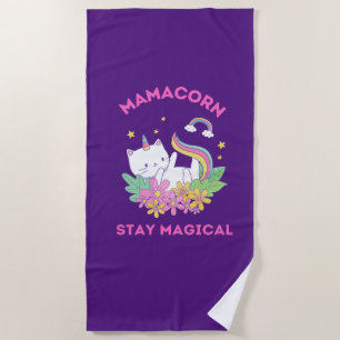 Unicorn Fan Club Magical Beach Towel