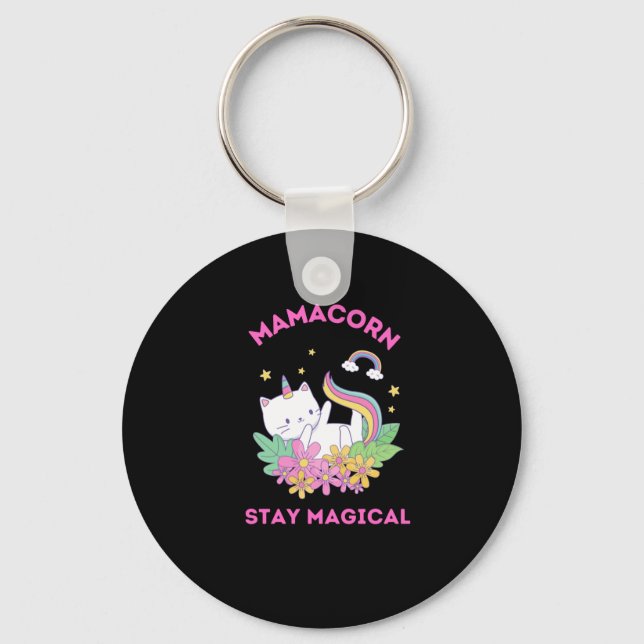 Unicorn Fan Club Magical        Key Ring (Front)