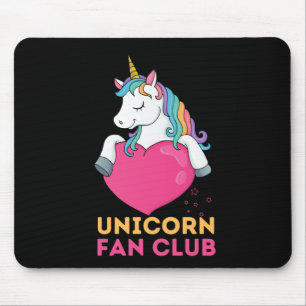 Unicorn Fan Club Mouse Mat