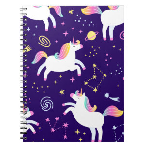 Unicorn Fan Club pattern Notebook