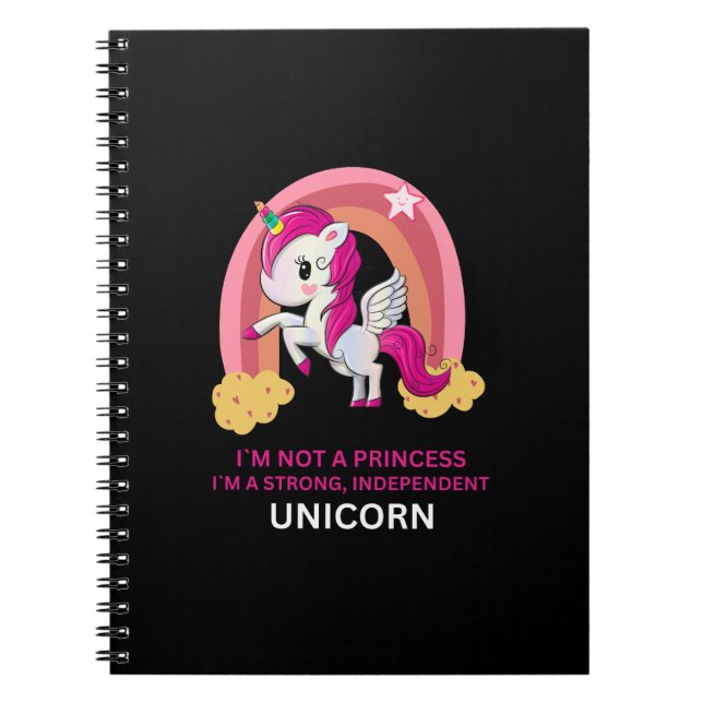 Unicorn Fan Club, Unicorn lover, Funny unicorn    Notebook (Front)