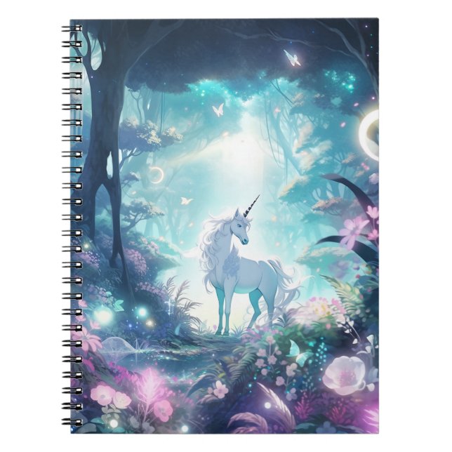 Unicorn Fantasy Art Notebook (Front)