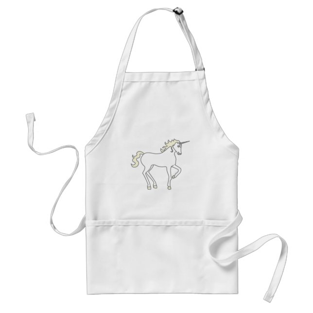 Unicorn Fantasy Creature Mythical Animal Whimsical Standard Apron (Front)