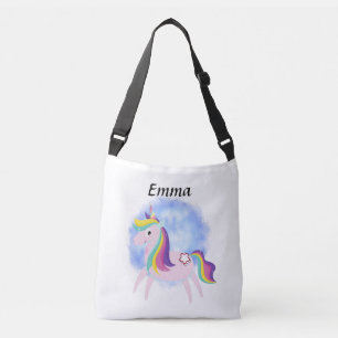 unicorn fantasy magical world crossbody bag