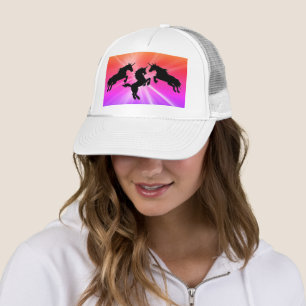 Unicorn fantasy trucker hat