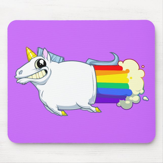 Unicorn Farts Mousepad (Front)