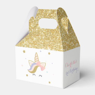Unicorn favour boxes, Birthday party decorations Favour Box
