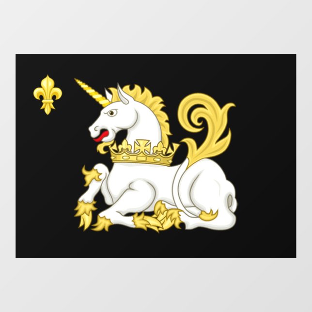 Unicorn Flag Window Cling (Sheet)