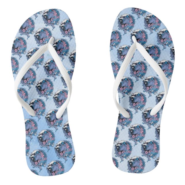 Unicorn Flip Flops (Footbed)
