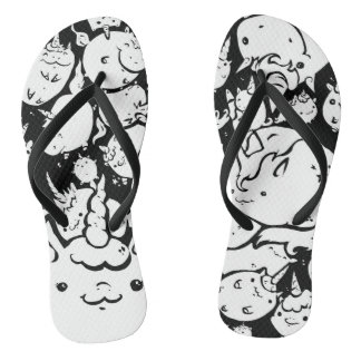 Unicorn flip-flops flip flops