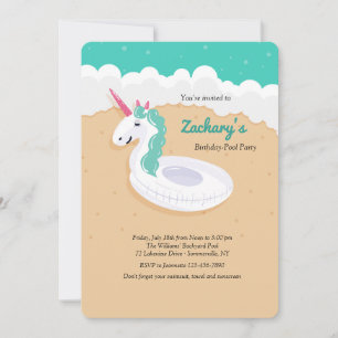 Unicorn Float Invitation