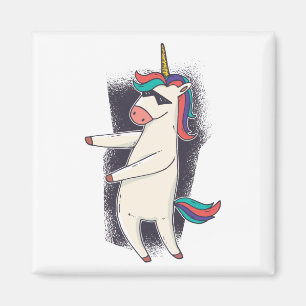 Unicorn Floss Dance Magnet