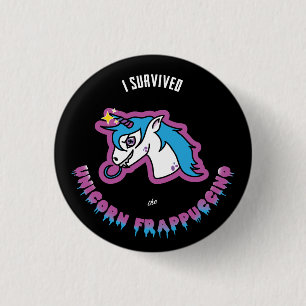 Unicorn Frapp 3 Cm Round Badge