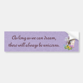Unicorn Friends Pixel Art Bumper Sticker