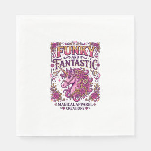 Unicorn Funky and Fantastic Stylish Zazzle Design_ Napkin