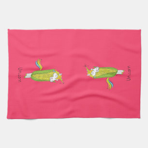 Unicorn Funny Corn Kitchen Towel