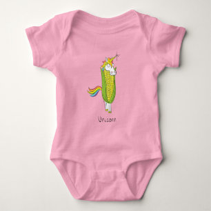 Unicorn Funny Cute Kids Baby Bodysuit