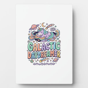 Unicorn Galactic Daydreamer Kawaii Sticker and Shi Plaque