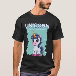 Unicorn Gallop Your Way To Greatness Unicorn T-Shirt