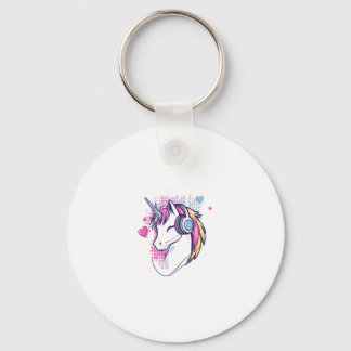 Unicorn Gamer Girl (1) Key Ring
