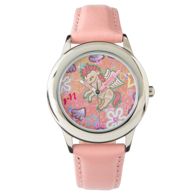 Unicorn Girl eWatch Watch (Front)