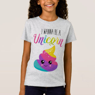 Unicorn Girls' Fine Jersey T-Shirt