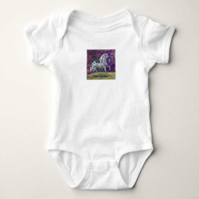 Unicorn Glade Baby Bodysuit (Front)