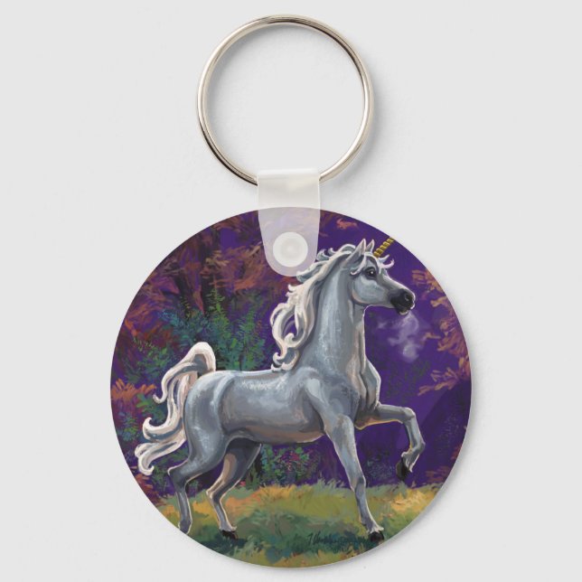 Unicorn Glade Key Ring (Front)
