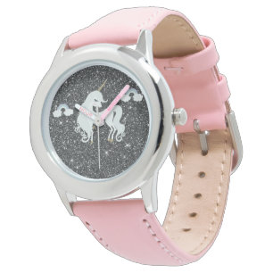 Unicorn Glitter Black  Watch