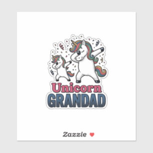 Unicorn Grandad Vintage Engraving Shirt Design_1