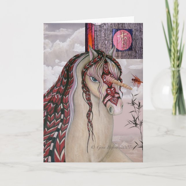 Unicorn Greeting Card (Front)