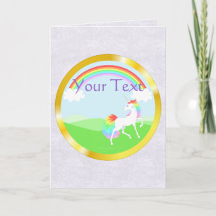 Unicorn Greeting Card