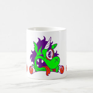 unicorn halloween animal zombie creepy coffee mug