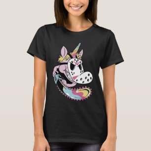 Unicorn Halloween Scary Serial Killer Costume Hock T-Shirt