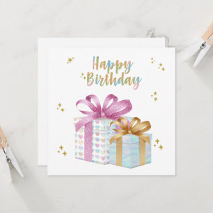 Unicorn Happy Birthday  Card