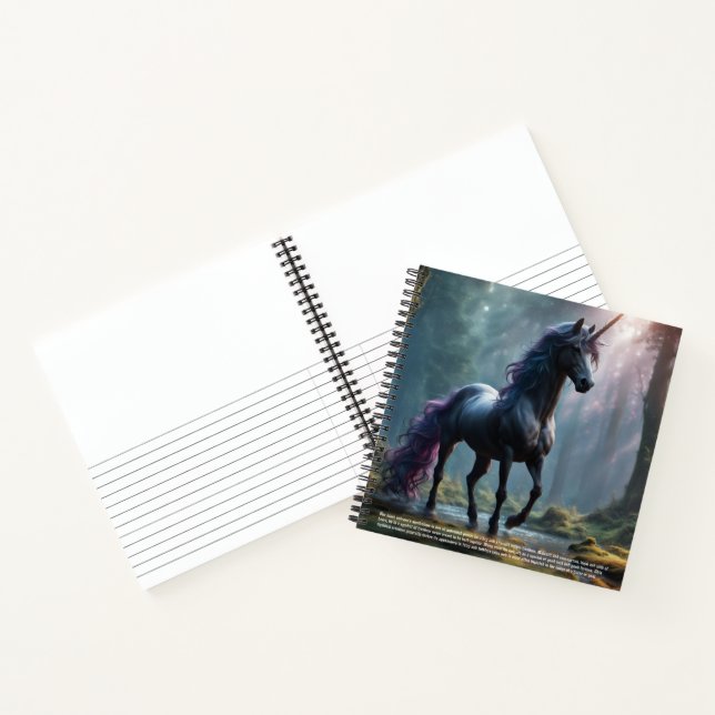 Unicorn Hardcover Notebook (Inside)
