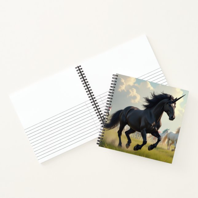 Unicorn Hardcover Notebook (Inside)