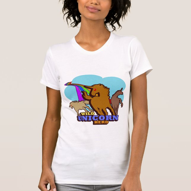 Unicorn Herd Rainbow T-Shirt (Front)