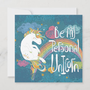 Unicorn Holiday Card