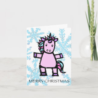 Unicorn Holiday Card