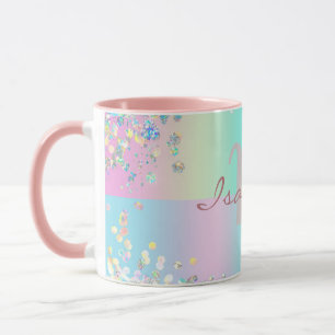 Unicorn Holographic Glitter Mug